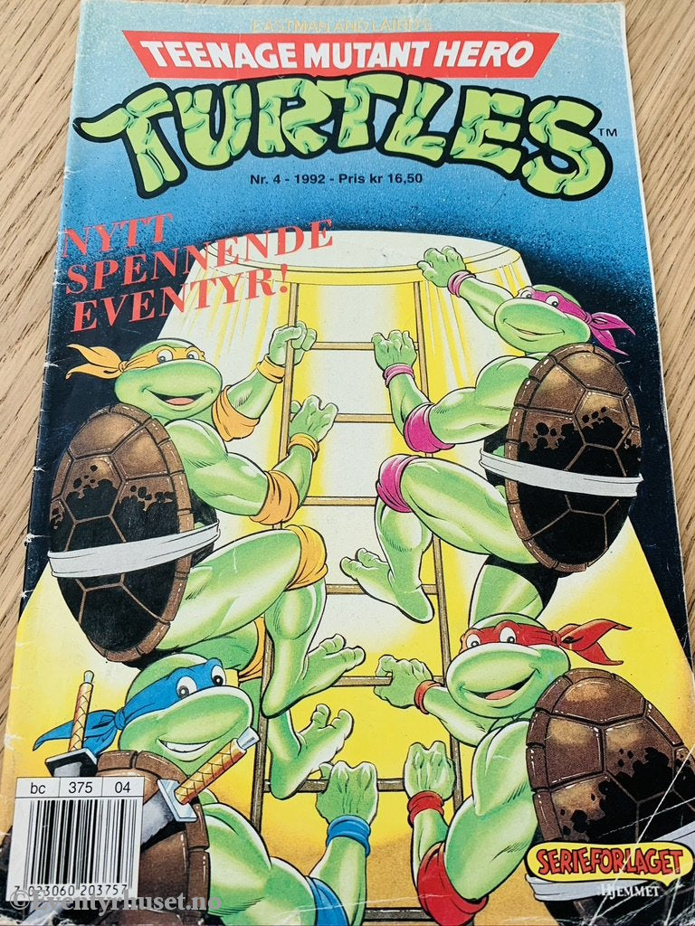 Teenage Mutant Hero Turtles. 1992/04. Tegneserieblad