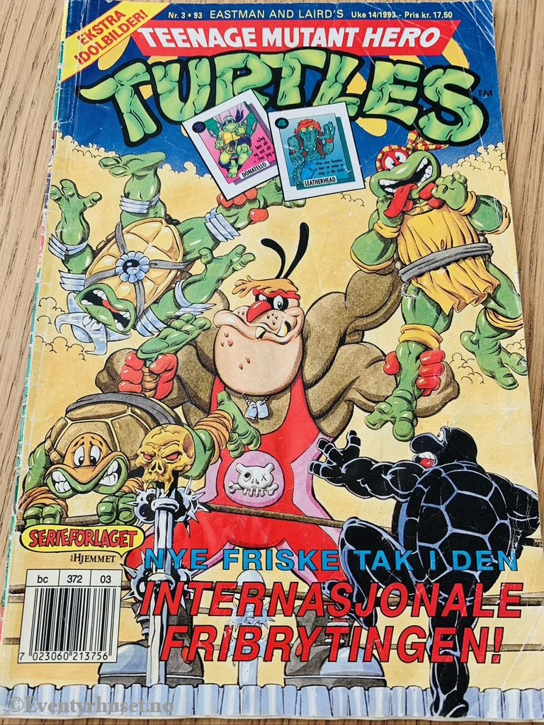 Teenage Mutant Hero Turtles. 1993/03. Tegneserieblad