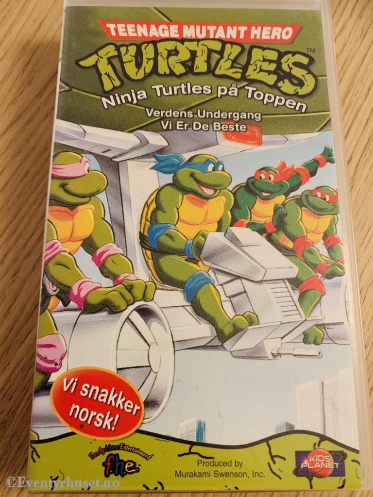 Turtles. Ninja Turtles På Toppen Mfl. Vhs. Vhs