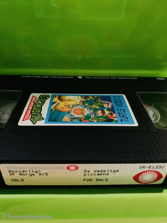 Teenage Mutant Hero Turtles. Nr. 2. De Dødelige Pizzaene. Vhs. Vhs