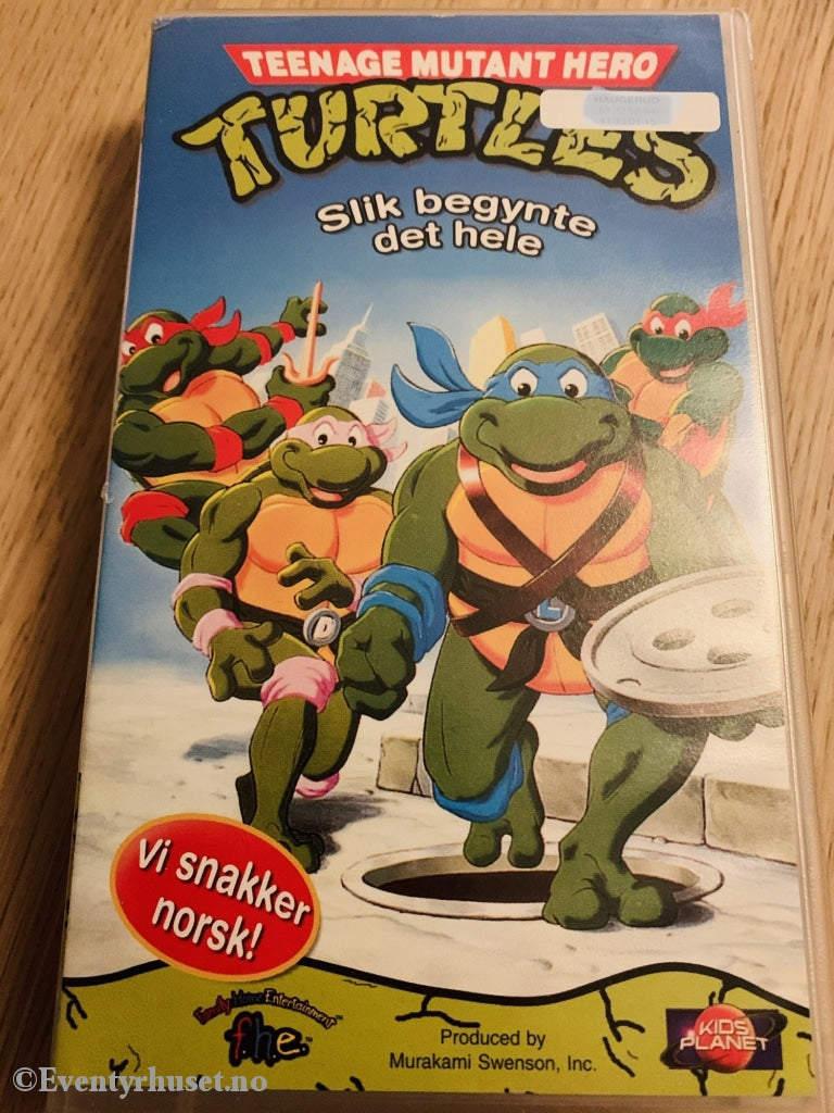 Turtles. Slik Begynte Det Hele. Vhs. Vhs