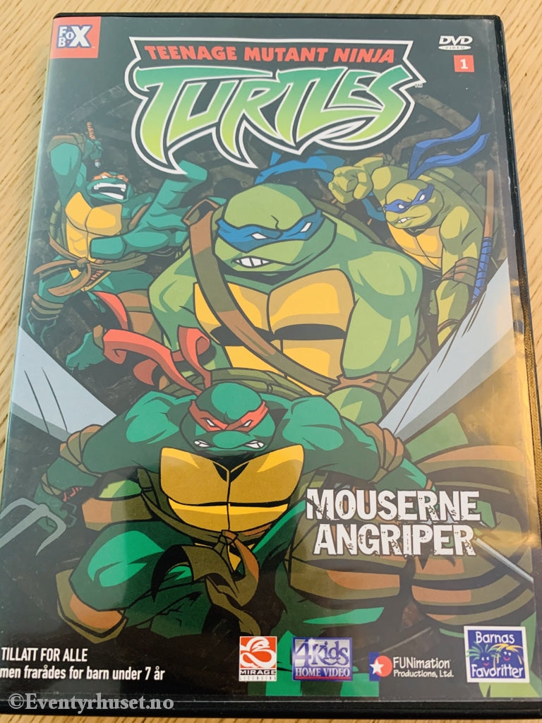 Turtles - Mouserne Angriper. 2003. Dvd. Dvd