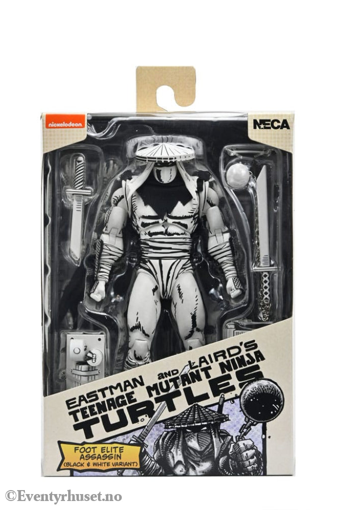 Teenage Mutant Ninja Turtles Action Figure Foot Assassin Black and White 18 cm Toys