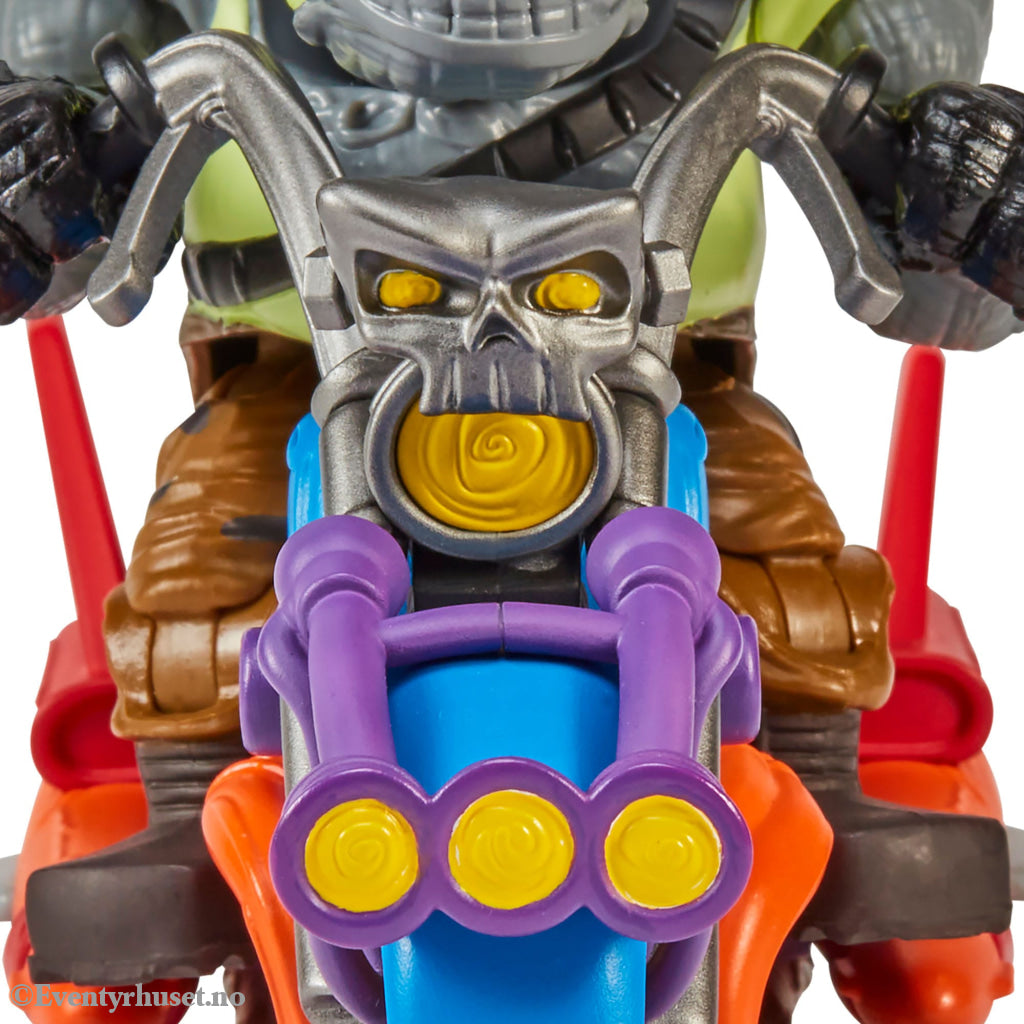 Teenage Mutant Ninja Turtles Action Figure with Vehicle Rocksteady & Chopper 12 cm. Mint In Sealed Box (MISB)!
