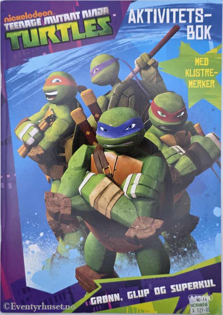 Teenage Mutant Ninja Turtles Aktivitetsbok. Aktivitetshefte.