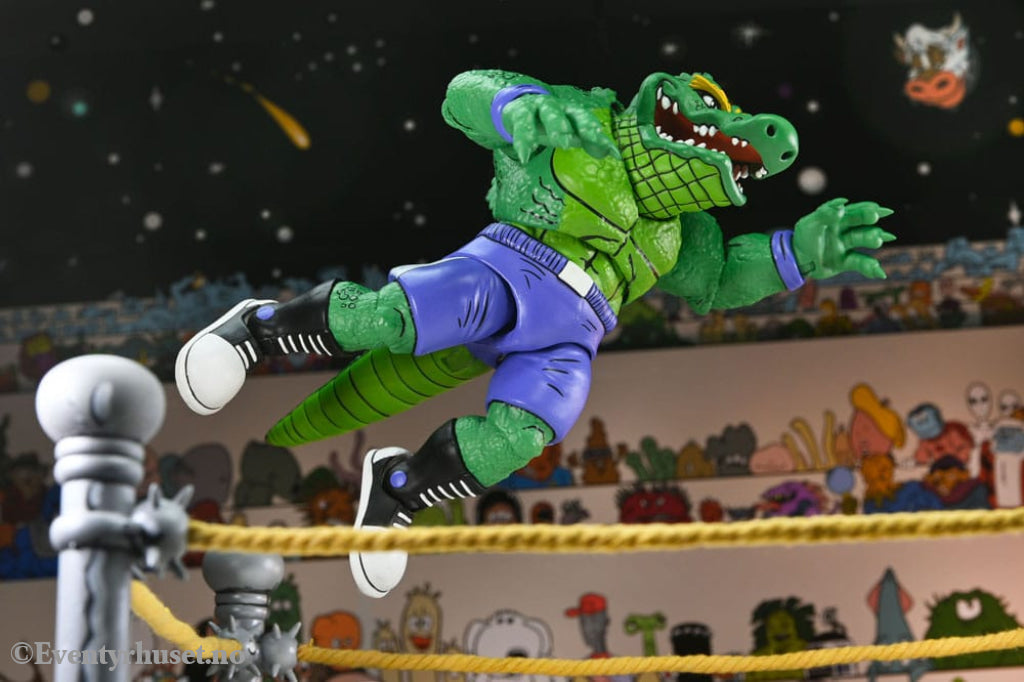 Teenage Mutant Ninja Turtles (Archie Comics) Action Figure Stump Wrestling Leatherhead 18 cm Toys