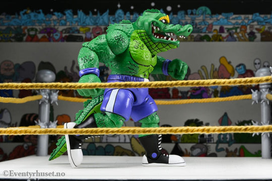 Teenage Mutant Ninja Turtles (Archie Comics) Action Figure Stump Wrestling Leatherhead 18 cm Toys