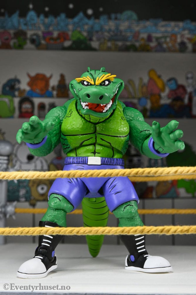 Teenage Mutant Ninja Turtles (Archie Comics) Action Figure Stump Wrestling Leatherhead 18 cm Toys