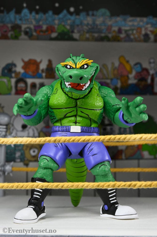 Teenage Mutant Ninja Turtles (Archie Comics) Action Figure Stump Wrestling Leatherhead 18 cm Toys