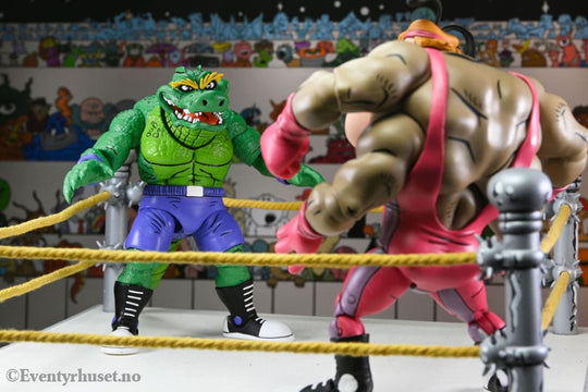 Teenage Mutant Ninja Turtles (Archie Comics) Action Figure Stump Wrestling Leatherhead 18 cm Toys