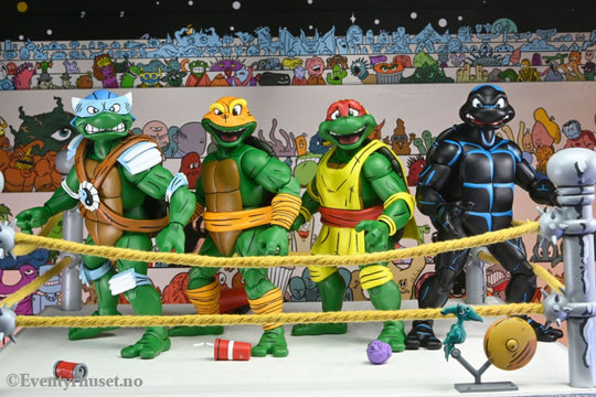 Teenage Mutant Ninja Turtles (Archie Comics) Action Figures 4-Pack Stump Wrestling Turtles 18 cm Toys