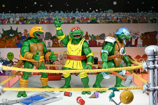 Teenage Mutant Ninja Turtles (Archie Comics) Action Figures 4-Pack Stump Wrestling Turtles 18 cm Toys