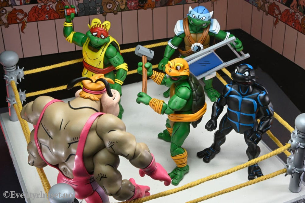 Teenage Mutant Ninja Turtles (Archie Comics) Action Figures 4-Pack Stump Wrestling Turtles 18 cm Toys