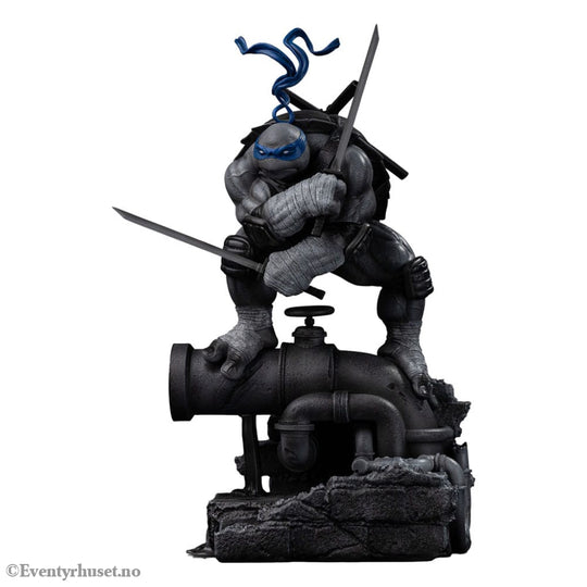 Teenage Mutant Ninja Turtles Art Scale Statue 1/10 Leonardo Black and White Variant 26 cm exclusive Collectibles