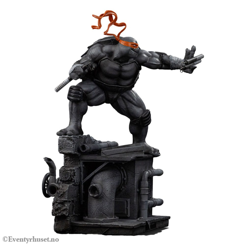 Teenage Mutant Ninja Turtles Art Scale Statue 1/10 Michelangelo Black and White Variant 26 cm heo exclusive Collectibles