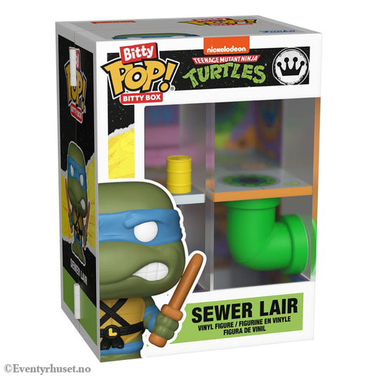 Teenage Mutant Ninja Turtles Bitty POP! Bitty Box Display with 2 Vinyl Figures Sewer Lair Collectibles