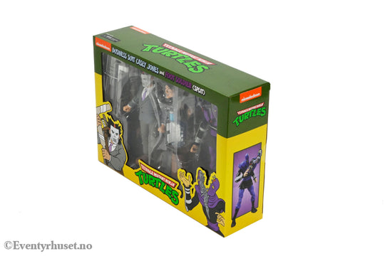 Teenage Mutant Ninja Turtles (Cartoon) Action Figure 2 Pack Business Suit Casey Jones & Split Foot Soldier 18 cm. Mint