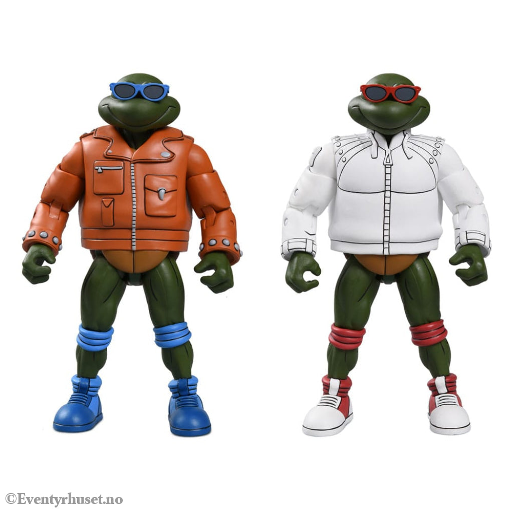 Teenage Mutant Ninja Turtles (Cartoon) Action Figure Punk Leo and Punk Raph 2 Pack 18 cm Toys