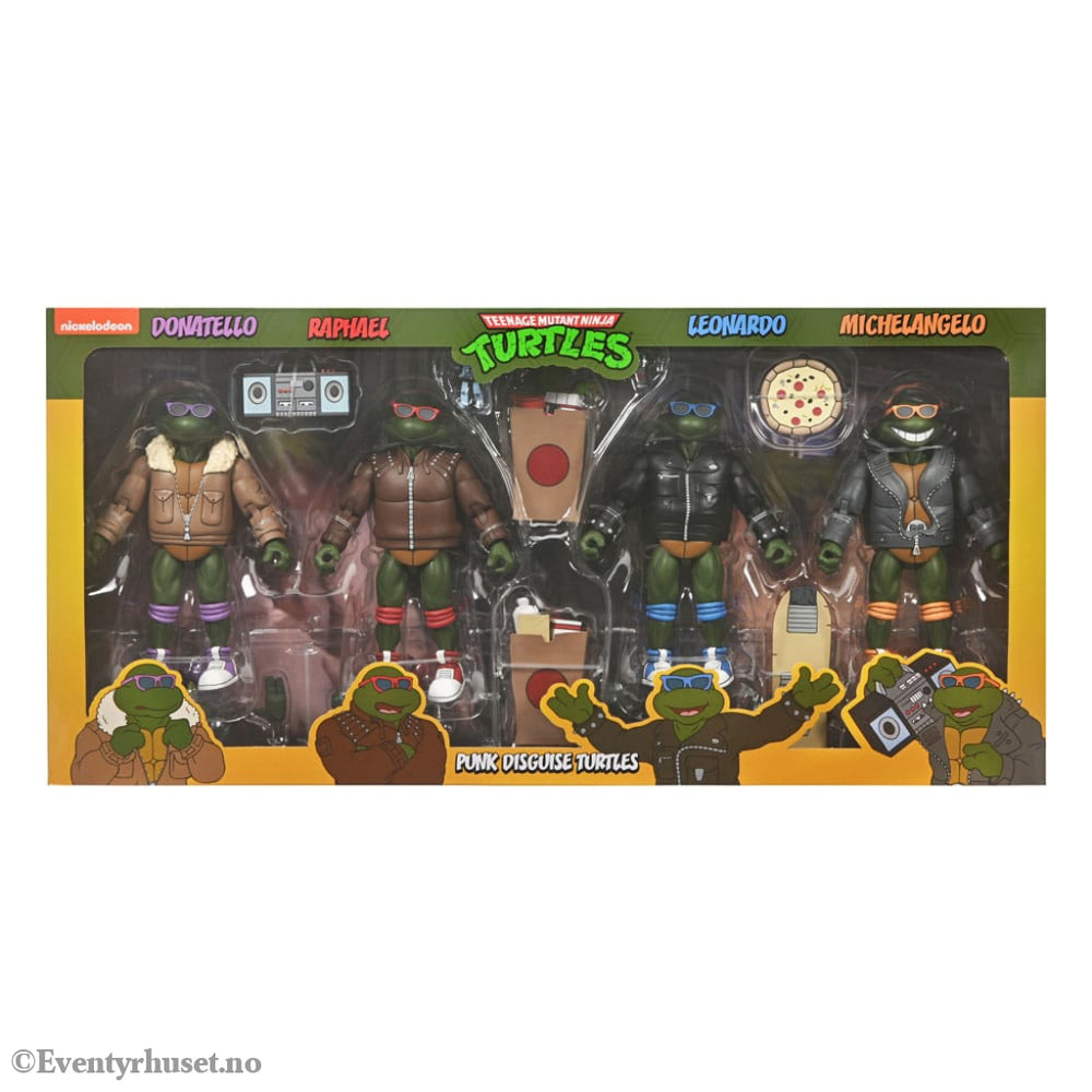 Teenage Mutant Ninja Turtles (Cartoon) Action Figures 4-Pack Punk Turtles 18 cm Toys