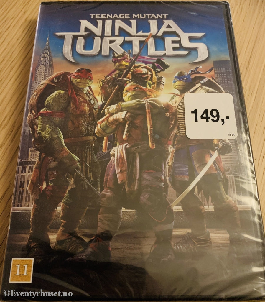 Teenage Mutant Ninja Turtles. Dvd Ny I Plast!