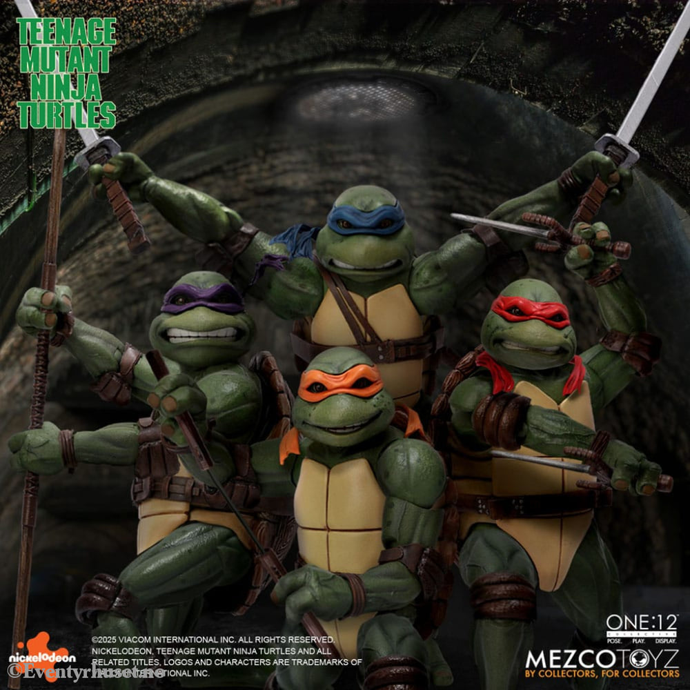 Teenage Mutant Ninja Turtles Figures box set 1/12 Teenage Mutant Ninja Turtles (1990 Movie) 15 cm Toys