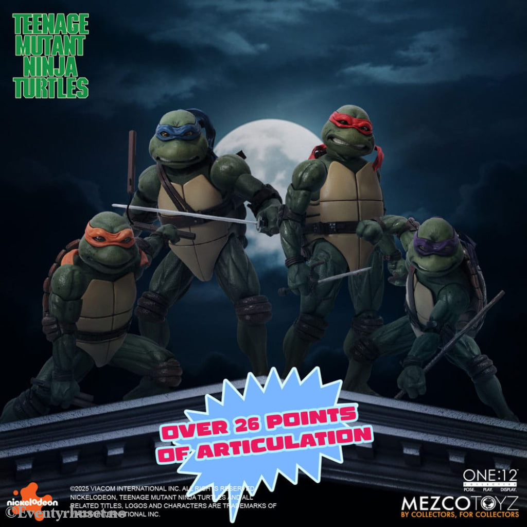 Teenage Mutant Ninja Turtles Figures box set 1/12 Teenage Mutant Ninja Turtles (1990 Movie) 15 cm Toys