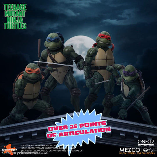 Teenage Mutant Ninja Turtles Figures box set 1/12 Teenage Mutant Ninja Turtles (1990 Movie) 15 cm Toys