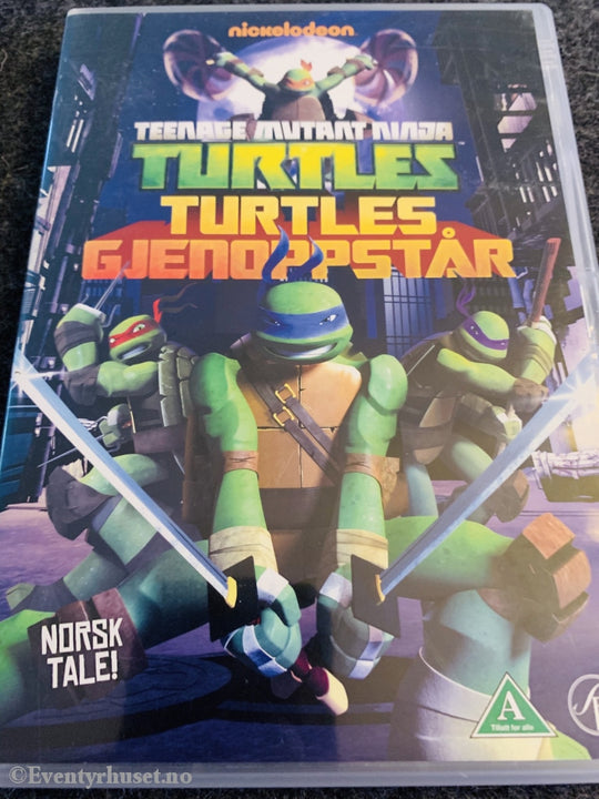 Teenage Mutant Ninja Turtles Gjenoppstår. 2012. Dvd. Dvd