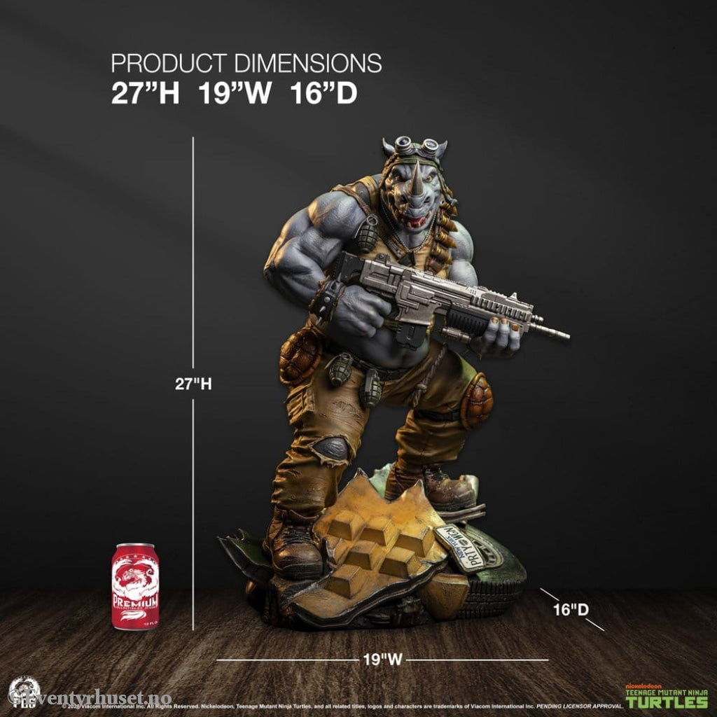 Teenage Mutant Ninja Turtles Legends Statue 1/3 Rocksteady 69 cm Collectibles