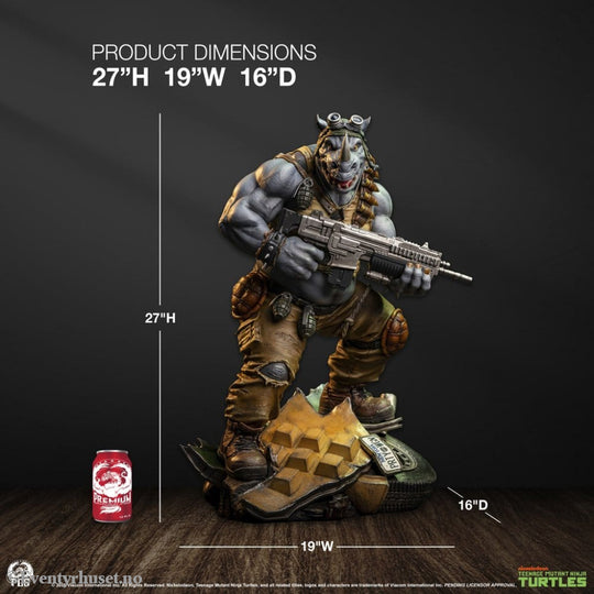 Teenage Mutant Ninja Turtles Legends Statue 1/3 Rocksteady 69 cm Collectibles