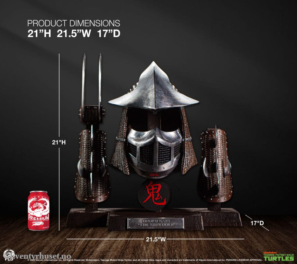 Teenage Mutant Ninja Turtles Life-Size armor set Shredder (Electroplated Edition) 53 cm Collectibles