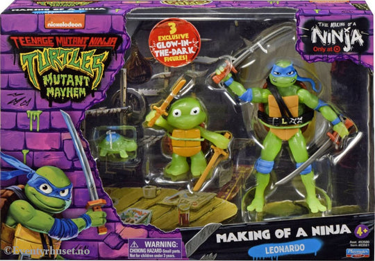 Teenage Mutant Ninja Turtles: Mutant Mayhem Action Figure 3-Pack Leonardo Evolution 10 cm Toys