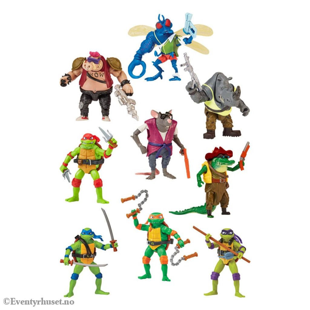 Teenage Mutant Ninja Turtles: Mutant Mayhem Action Figures 10 cm Basic Assortment (12) Toys