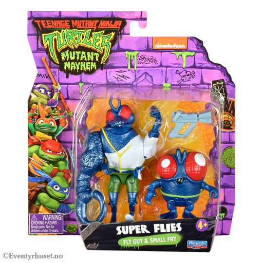 Teenage Mutant Ninja Turtles: Mutant Mayhem Action Figures Super Fly & Toddler Super Fly 11 cm Toys