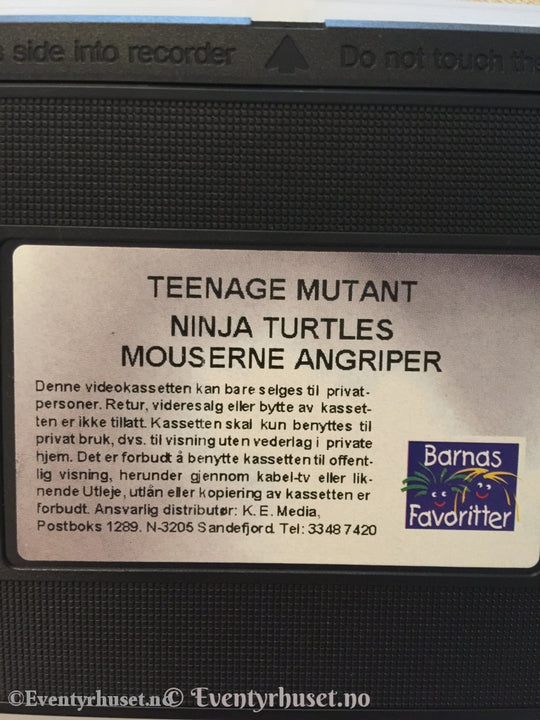 Teenage Mutant Ninja Turtles. Mousene Angriper. 2003. Vhs. Vhs