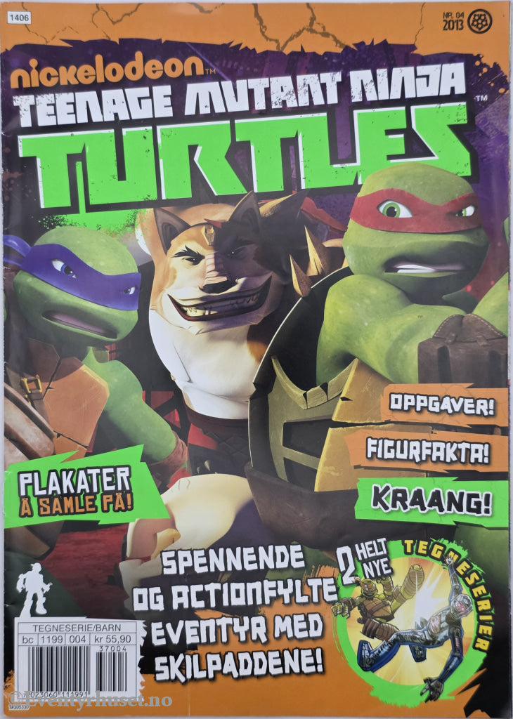 Teenage Mutant Ninja Turtles Nr. 4/2013 . Aktivitetshefte.