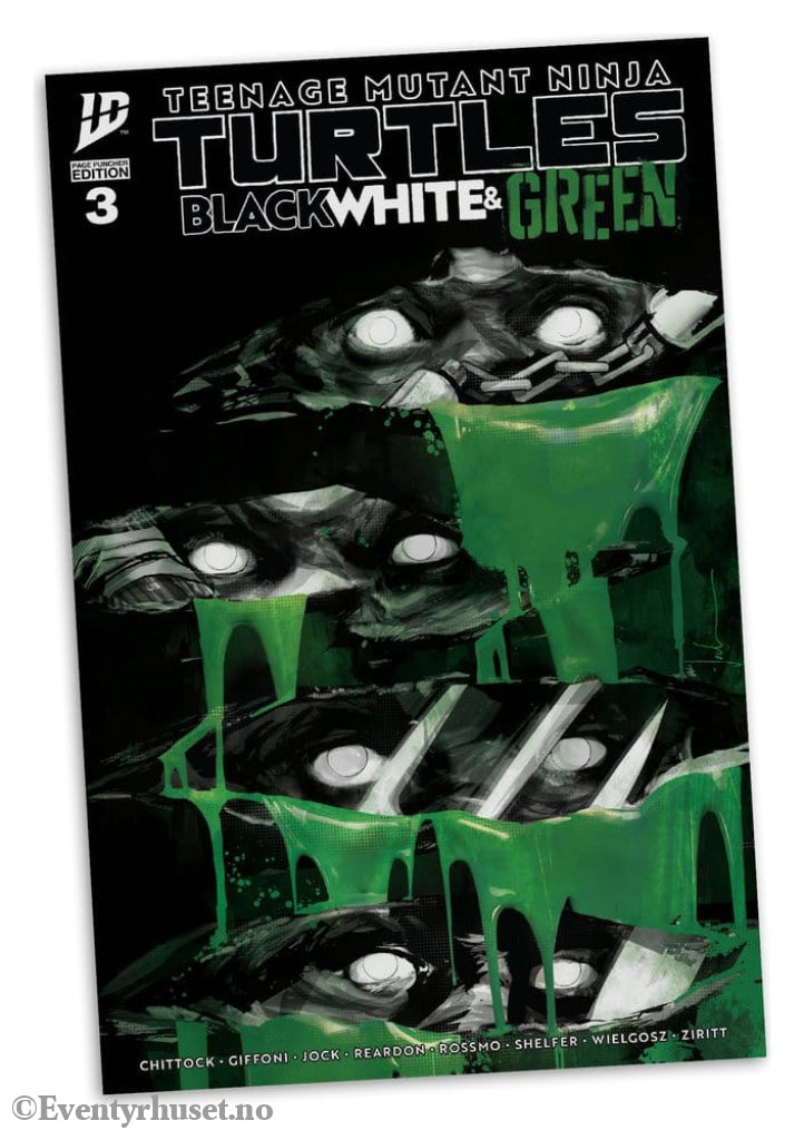 Teenage Mutant Ninja Turtles Page Punchers Action Figure (Black White & Green) (Red Platinum Edition) 13 cm Toys