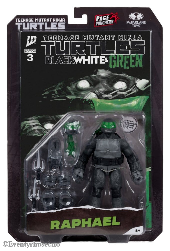 Teenage Mutant Ninja Turtles Page Punchers Action Figure (Black White & Green) (Red Platinum Edition) 13 cm Toys