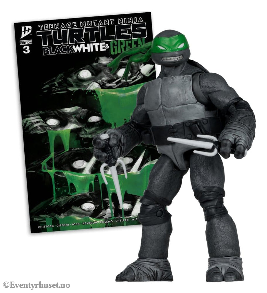 Teenage Mutant Ninja Turtles Page Punchers Action Figure (Black White & Green) (Red Platinum Edition) 13 cm Toys