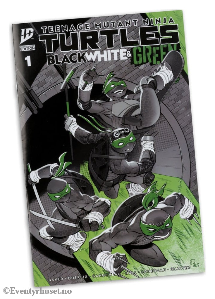 Teenage Mutant Ninja Turtles Page Punchers Action Figure Donatello (Black White & Green) (Red Platinum Edition) 13 cm