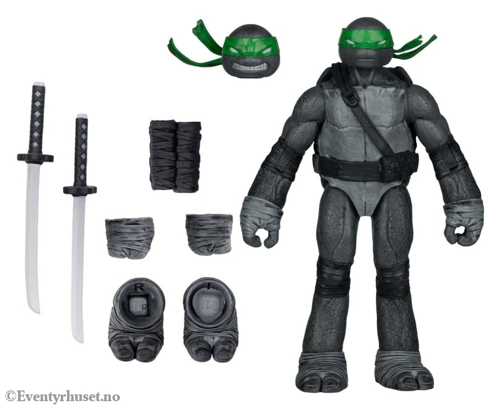 Teenage Mutant Ninja Turtles Page Punchers Action Figure Leonardo (Black White & Green) (Red Platinum Edition) 13 cm