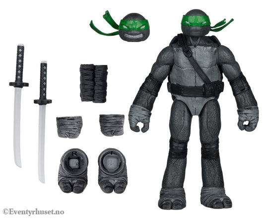 Teenage Mutant Ninja Turtles Page Punchers Action Figure Leonardo (Black White & Green) (Red Platinum Edition) 13 cm