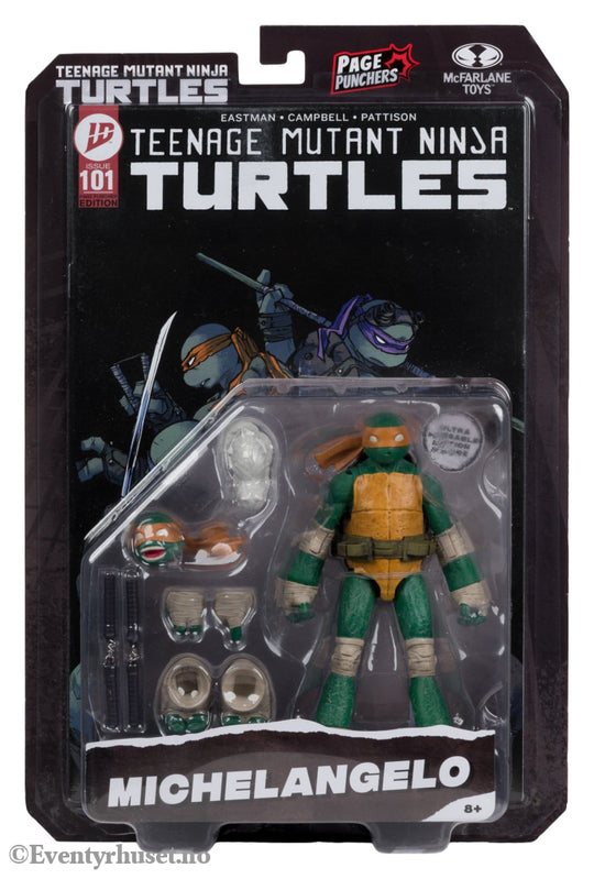 Teenage Mutant Ninja Turtles Page Punchers Action Figure Michelangelo 13 cm. Mint In Sealed Box (MISB)! Actionfigur