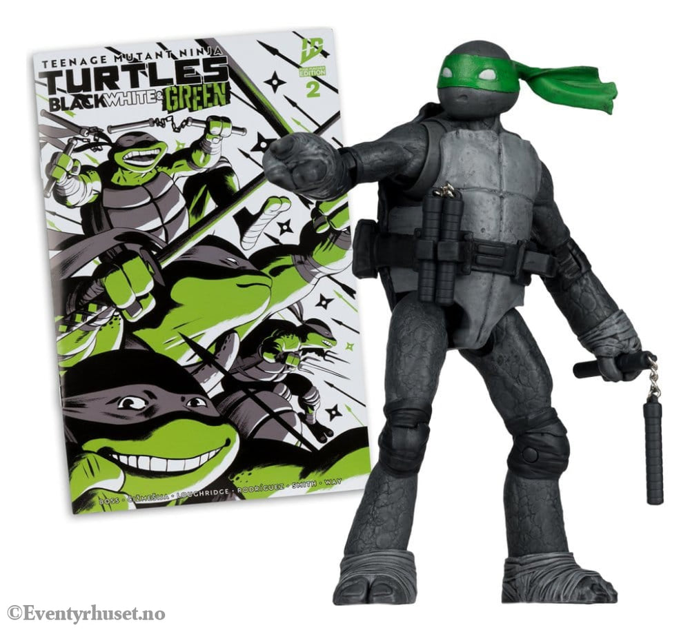 Teenage Mutant Ninja Turtles Page Punchers Action Figure Michelangelo (Black White & Green) (Red Platinum Edition) 13