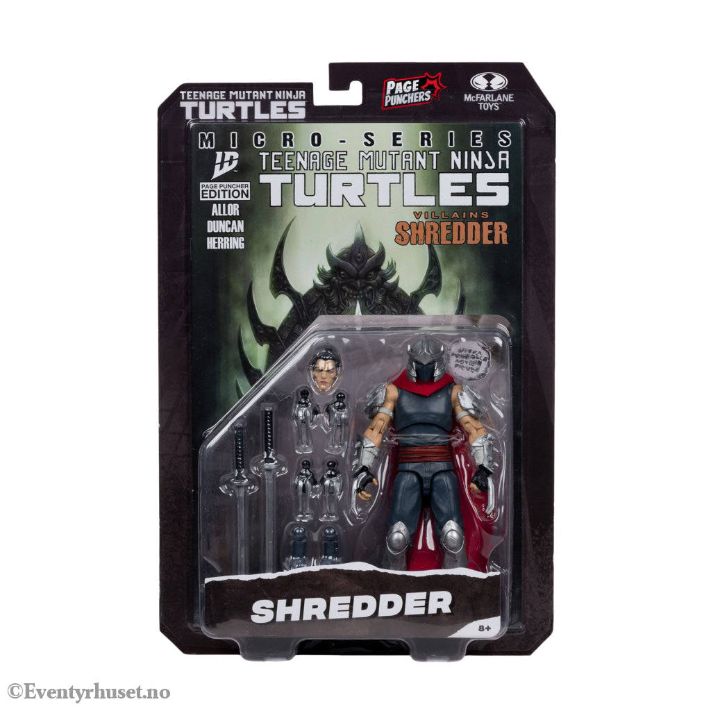 Teenage Mutant Ninja Turtles Page Punchers Action Figure Shredder 14 cm. Mint In Sealed Box (MISB)! Actionfigur