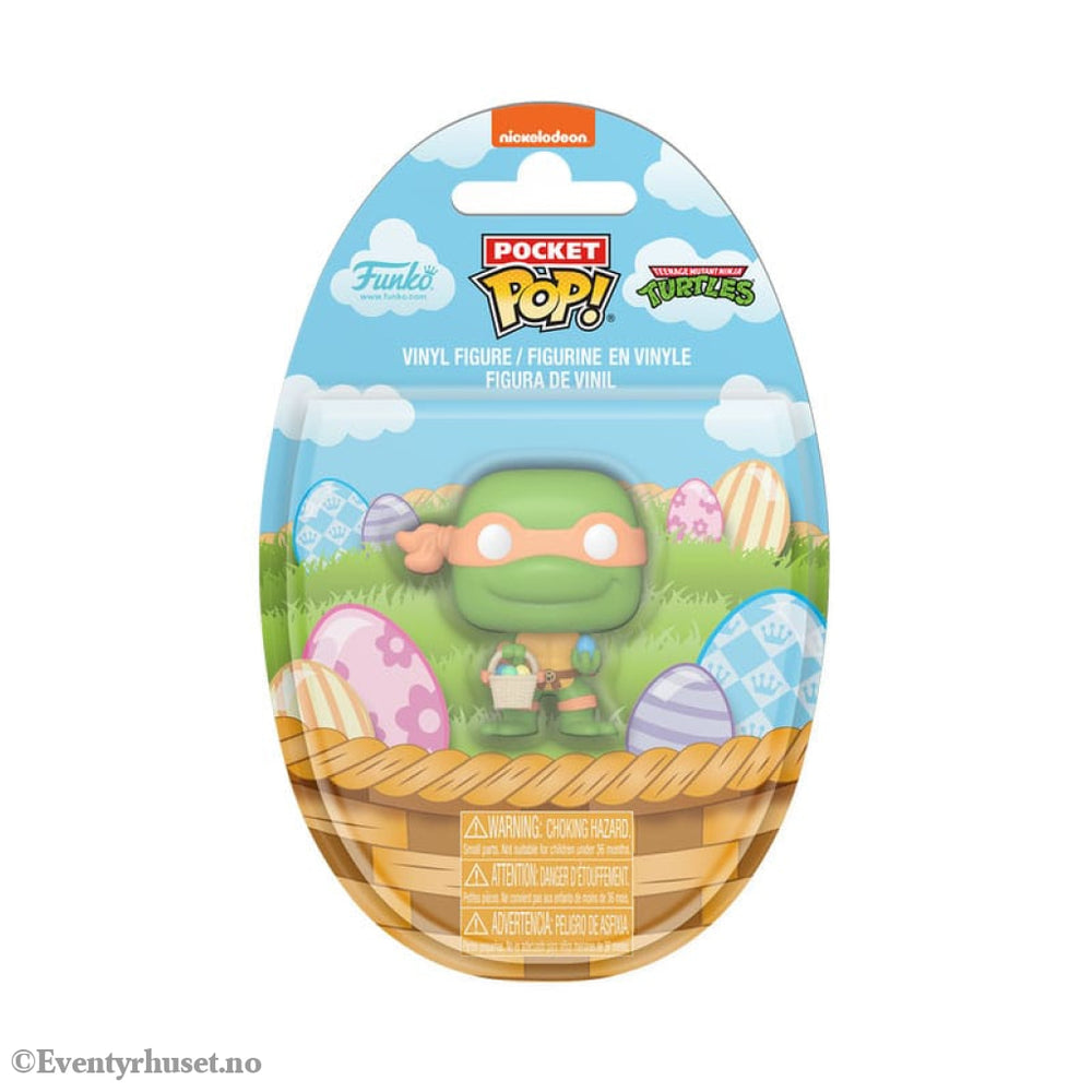 Teenage Mutant Ninja Turtles Pocket POP! Vinyl Figure Easter Michelangelo 4 cm Display (16) Collectibles