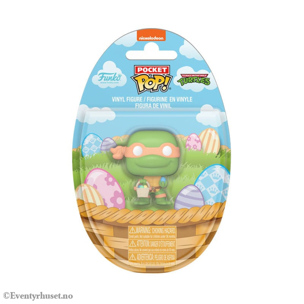 Teenage Mutant Ninja Turtles Pocket POP! Vinyl Figure Easter Michelangelo 4 cm Display (16) Collectibles