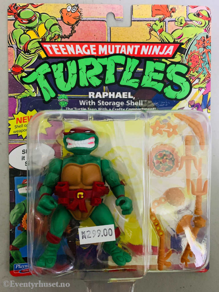 Teenage Mutant Ninja Turtles Raphael With Storage Shell Figur. Actionfigur.