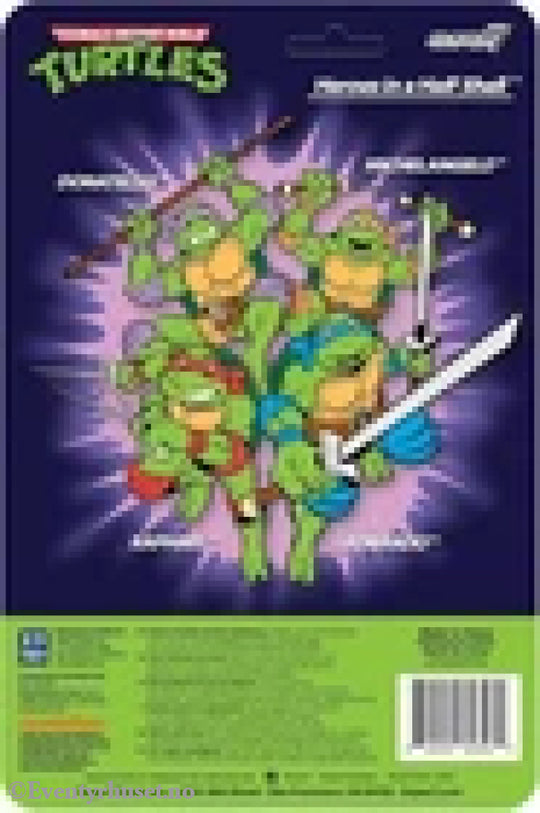 Teenage Mutant Ninja Turtles ReAction Action Figure Michelangelo 10 cm. Mint In Sealed Box (MISB)! Actionfigur