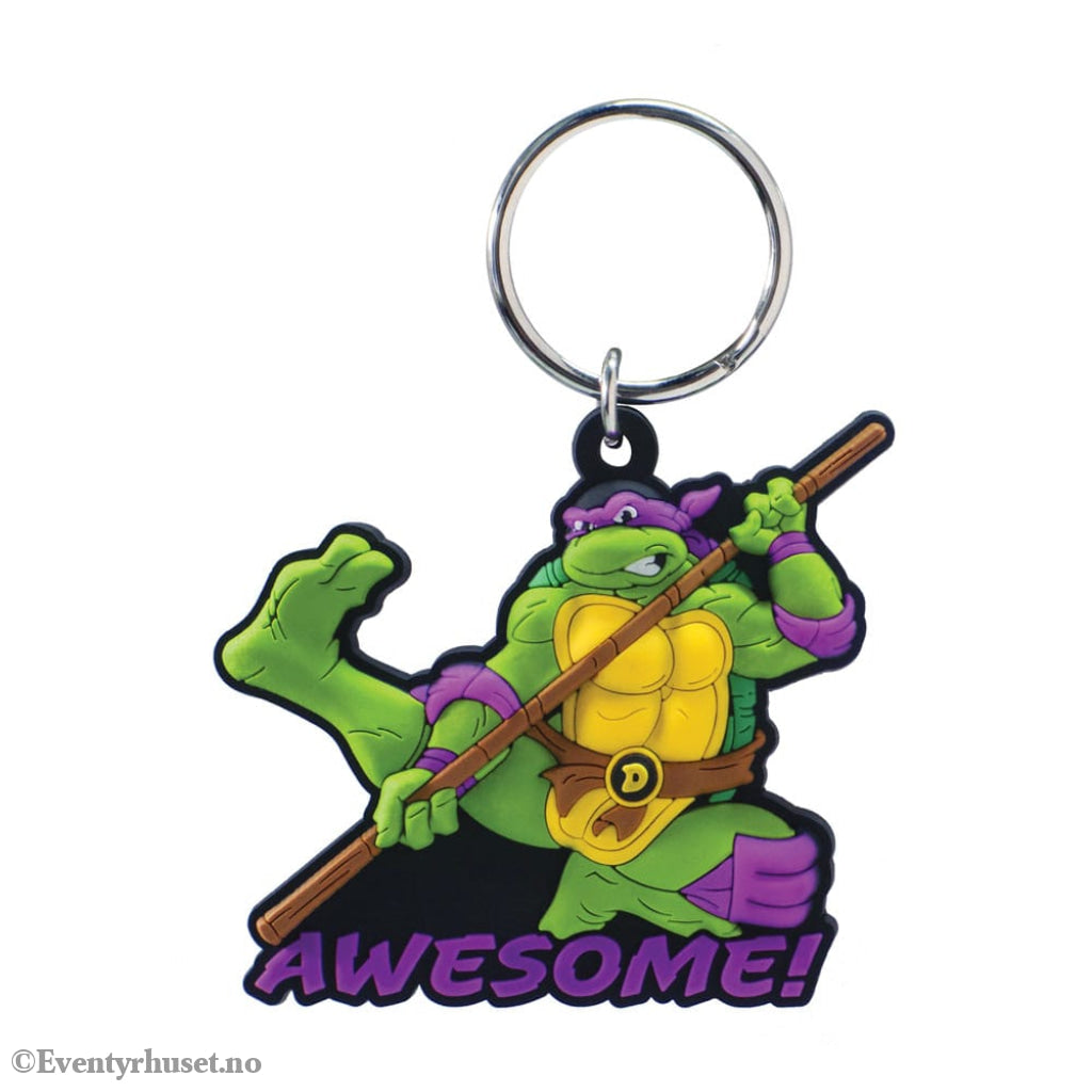 Teenage Mutant Ninja Turtles Soft Touch PVC Bag Clip Donatello Fashion & Accessories